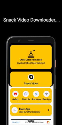 Android 用 Snack Video Downloader