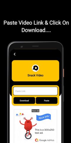 Android 版 Snack Video Downloader