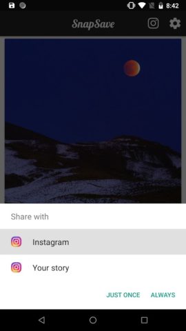 SnapSave — Download Instagram для Android — скриншот 3