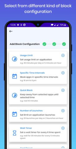 Stay Focused: App/Site Blocker สำหรับ Android