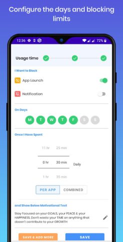 Android için Stay Focused – Uygulama bloğu