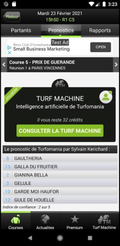 TURFOMANIA — Turf et pronostic для Android — скриншот 4
