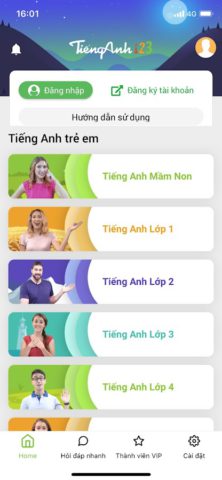 Tiếng Anh 123 für Android
