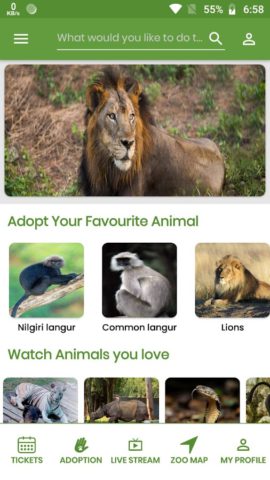 Vandalur Zoo para Android