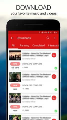 Videoder – Video Downloader สำหรับ Android
