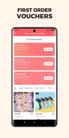 hibobi-Moda per bambini online per Android