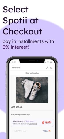 iOS için Spotii | Buy Now, Pay Later!
