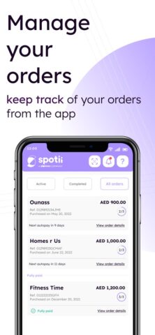 Spotii | تسوق الآن وادفع لاحقا لنظام iOS