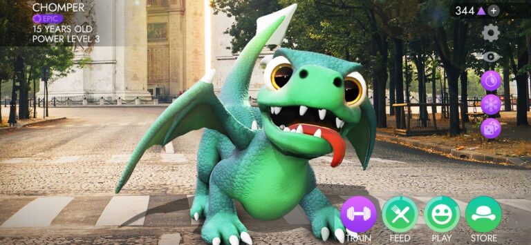 iOS için AR Dragon