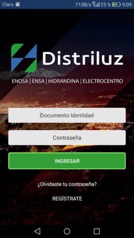 Android 用 Distriluz Móvil