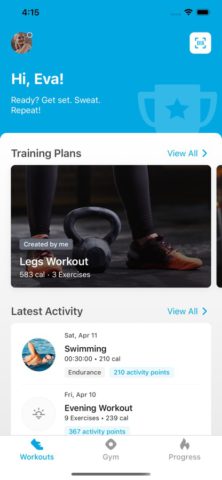 EoS Fitness para iOS