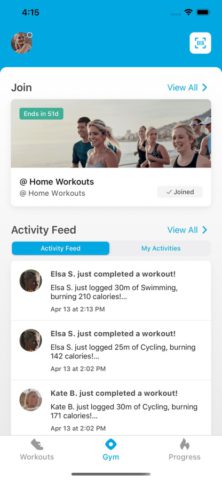 EoS Fitness per iOS