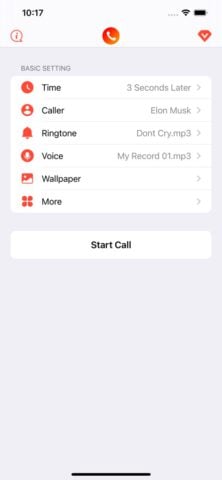 Fake Call-Prank Caller ID Apps สำหรับ iOS