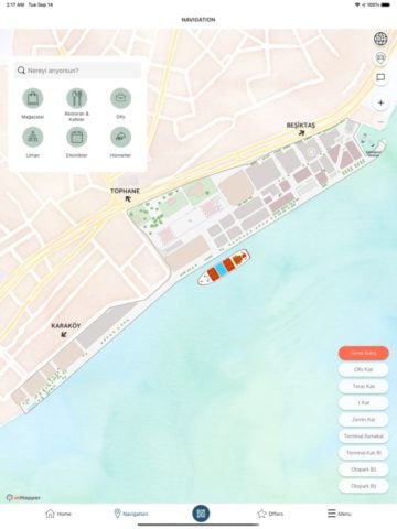 Galataport İstanbul per iOS