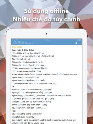 iOS için Hợp Âm Chuẩn – Guitar Tabs