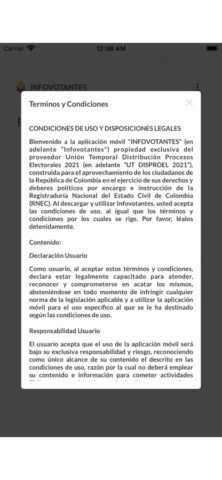 InfoVotantes Elecciones 2022 для iOS