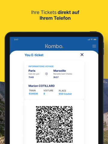 iOS 版 Kombo: Train SNCF, Bus & Avion