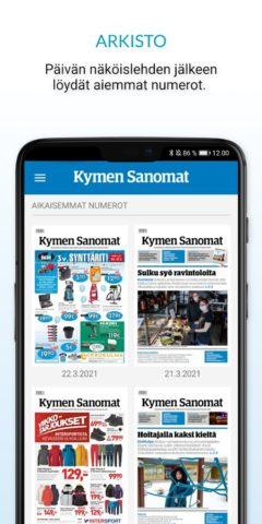 Android 版 Kymen Sanomat