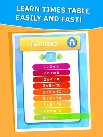 Learn Times Tables quickly لنظام iOS