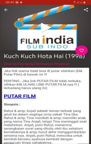 Nonton Film India sub indo untuk Android