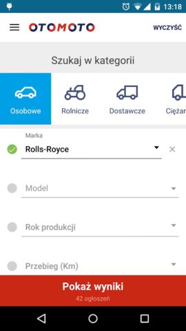 OTOMOTO for Android