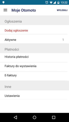 OTOMOTO para Android
