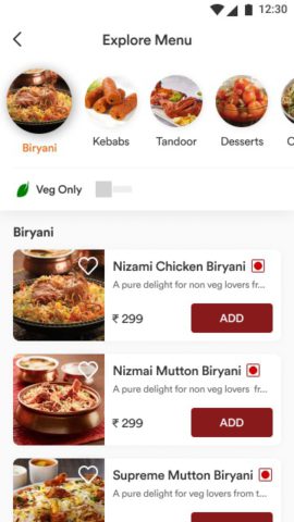 Paradise Biryani Order Online for Android