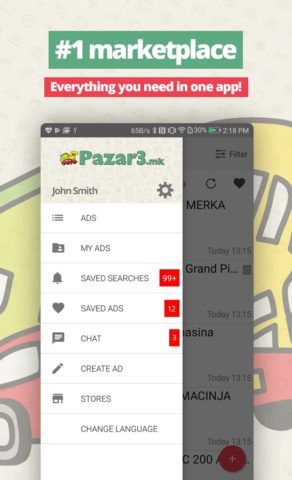 Pazar3 لنظام Android
