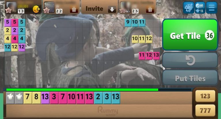 Rummy World для Android — скриншот 3