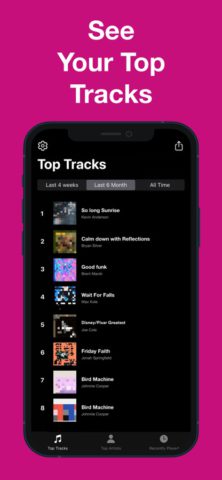 Stats for Spotify: Receiptify pour iOS