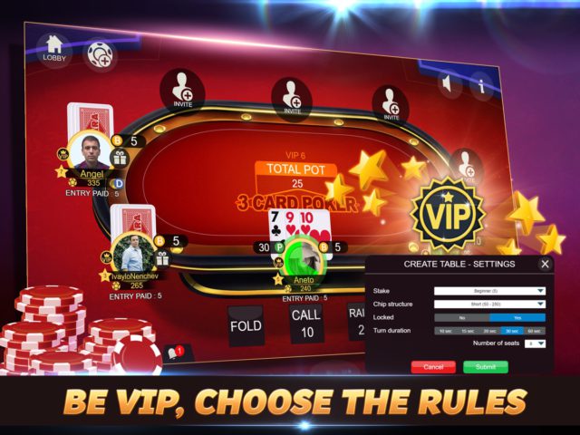 Svara – 3 Card Poker Online para iOS