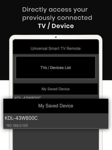 Universal TV Remote –  All TVs for iOS