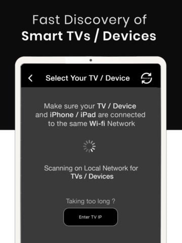 Control remoto universal de TV para iOS