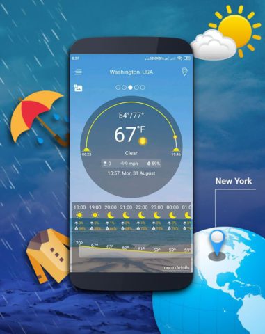 Weather map untuk Android