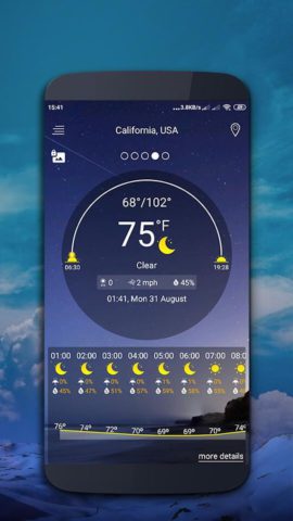 Weather map for Android