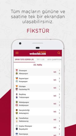 Webaslan – Galatasaray haber para Android