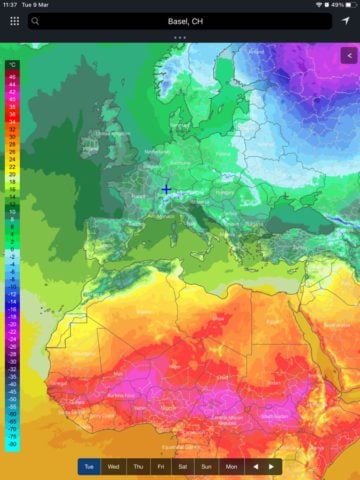 iOS için meteoblue weather & maps