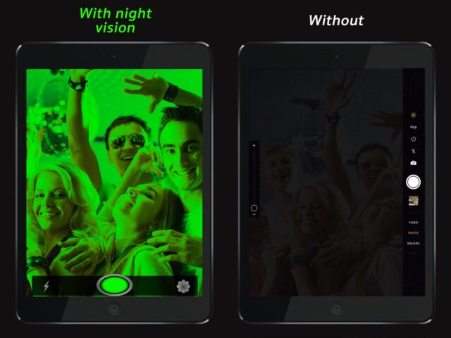 Камера с ночным видением  ◊ для iOS