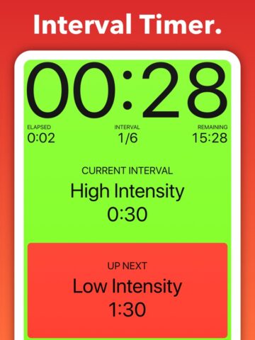 Seconds Interval Timer untuk iOS