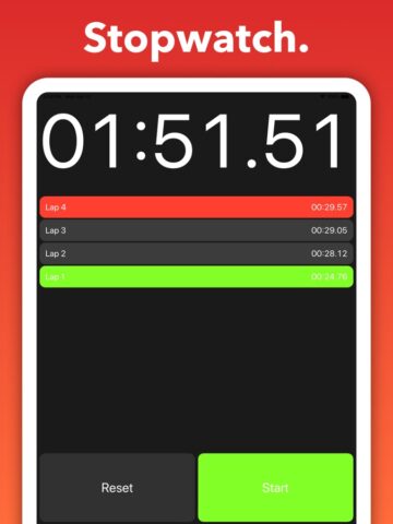 iOS 版 Seconds Interval Timer