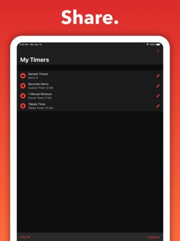 Seconds Interval Timer for iOS