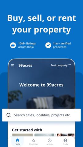 Android 版 99acres Buy/Rent/Sell Property