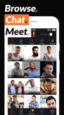 Adam4Adam Gay Chat Dating A4A لنظام Android