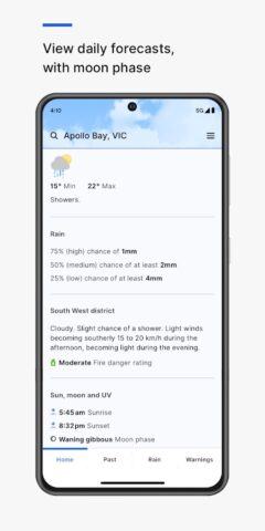 BOM Weather pour Android