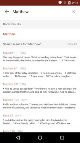 Bible Gateway für Android