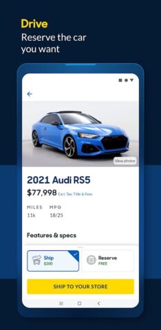 Android 用 CarMax: Used Cars for Sale