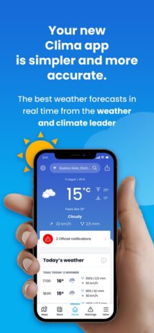 Clima: Weather forecast untuk iOS