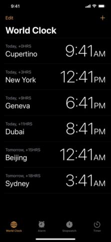 Clock pour iOS