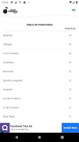 Android 版 DesdePy Radios del Paraguay