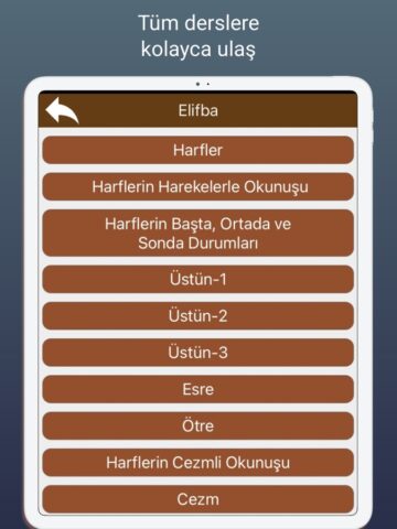 Elif ba – Kur’an Öğreniyorum لنظام iOS
